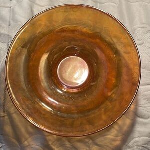 Marigold Carnival Glass Bowl
